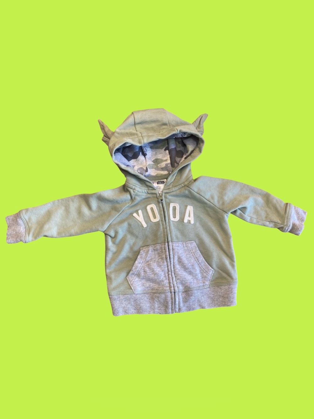 6-12M babyGap | StarWars™ Yoda Hoodie